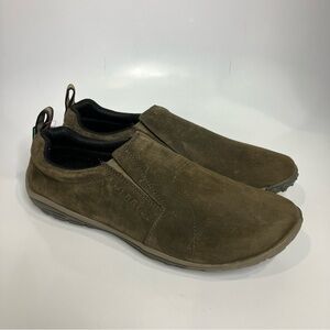 Merrell barefoot life jungle glove Mocs in gunsmoke men’s size 11 suede leather